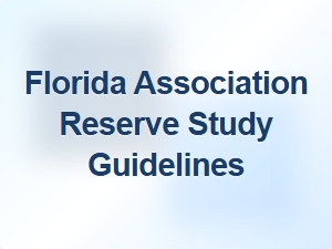 Florida Association Reserve Study Guidelines